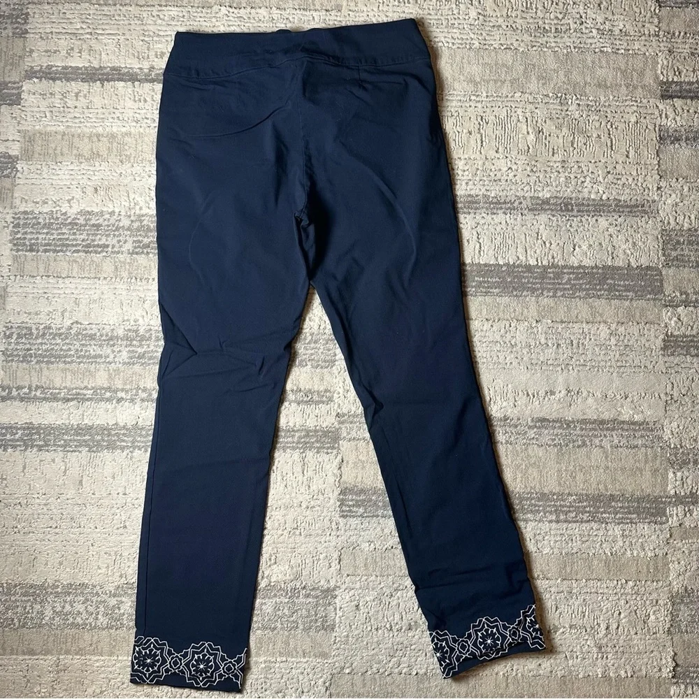 Christopher & Banks Signature Slimming Navy Pants Women’s Size 4 - Picture 5 of 5